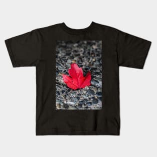 Red leaf Kids T-Shirt